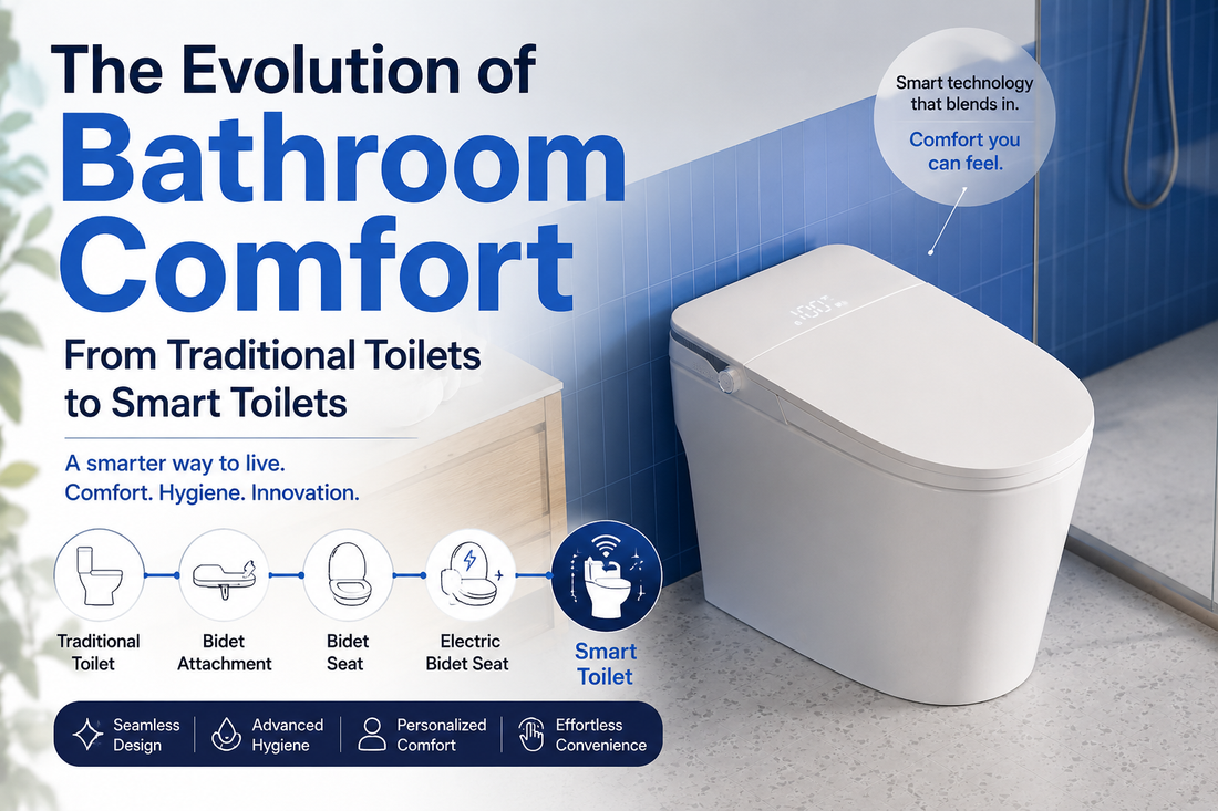 The Evolution of Bathroom Comfort: From Traditional Toilets to Smart Toilets