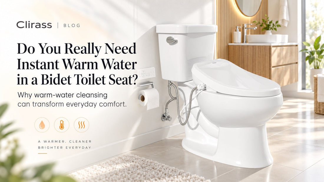 Do You Really Need Instant Warm Water in a Bidet Toilet Seat?
