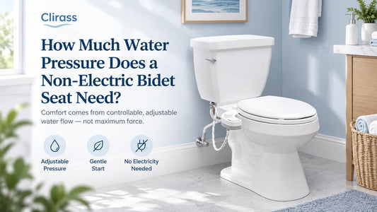 How Much Water Pressure Does a Non-Electric Bidet Seat Need?