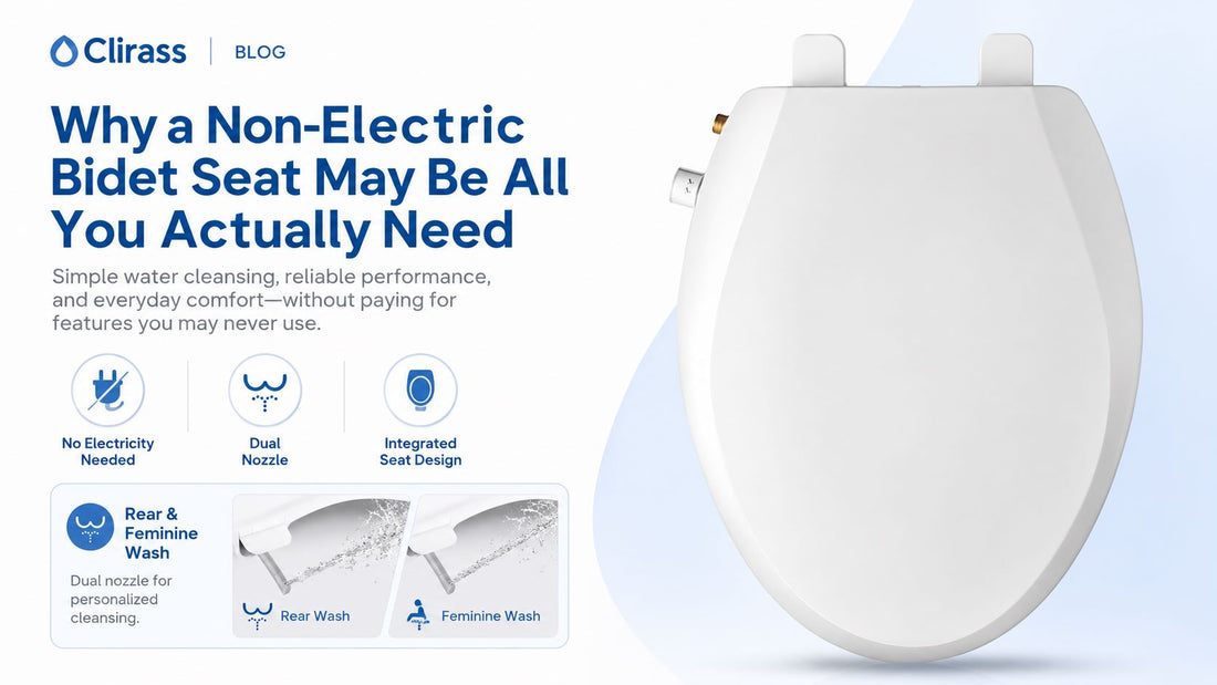 Why a Non-Electric Bidet Seat May Be All You Actually Need?