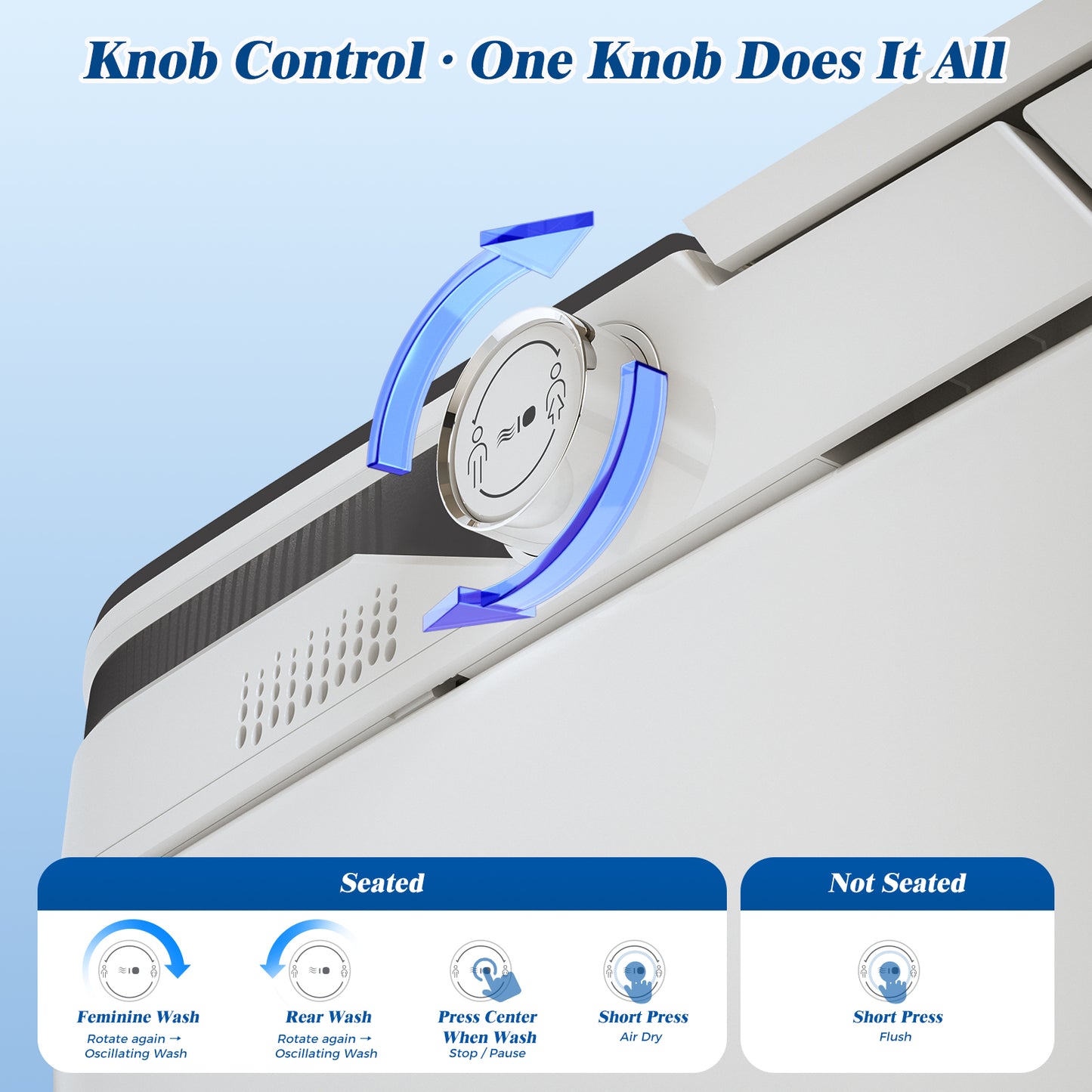 CLIRASS Smart Toilet with Bidet, Electric Bidet Toilet with Auto Powerful Flush, Auto Open/Close, Foot Sensor, Heated Elongated Seat (ADA Comfort Height), Night Light, Deodorization Remote