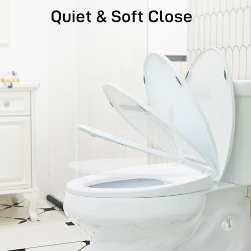 Bidet Toilet Seat – Non-Electric, Self-Cleaning Dual Nozzles for Frontal & Rear Wash, Adjustable Water Pressure, Slow-Close Lid, Fits Elongated Toilets – Hygienic & Eco-Friendly Upgrade (Elongated)